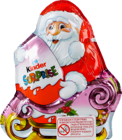 Шоколад фигурный молочный с молочным внутренним слоем и игрушкой Kinder Surprise м/у 75г