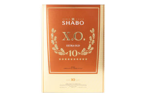 Бренди 0.5л 40% 10 звезд XO Shabo к/у