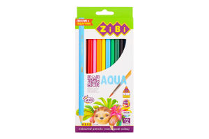 Олівці кольорові №ZB.2475 Aqua Kids line ZiBi 12шт