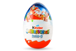 Яйце шокол Kinder сюрприз новорічне класичне максі