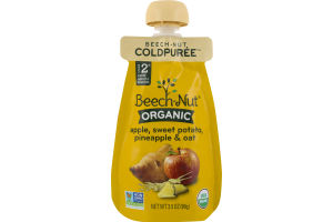Beech-Nut Organic Stage 2 Apple, Sweet Potato, Pineapple & Oat