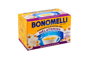 Чай Bonomelli Ромашка/мелатонін/магній 14шт И099 (Італ)