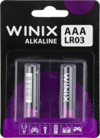 Батарейка AAA 1.5V LR03 Alkaline Winix 2шт