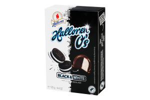 Конфеты в молочном шоколаде Black&White O's Halloren к/у 125г
