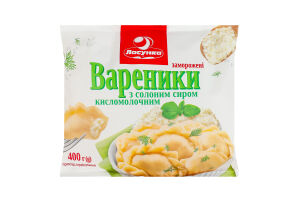 Вареники замороженные с соленым творогом Ласунка м/у 400г