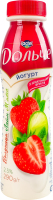 Йогурт 2.5% с наполнителем Клубника-лайм-мята Дольче п/бут 290г