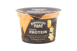 Пудинг 2.2% молочный с подсластителем обогащенный белком со вкусом ванили Protein Волошковое поле ст 200г