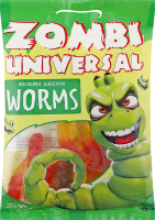 Цукерки желейні Черв'ячки Zombi universal м/у 70г