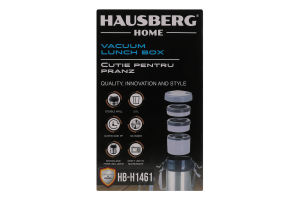 Термос пищевой с ложкой и вилкой 2л 3в1 №HB-H1461 Home Hausberg 1шт