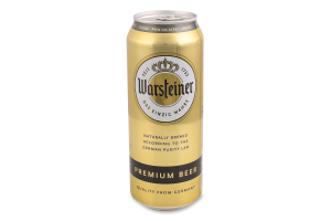 Пиво 0.5л 4.7% світле Warsteiner Premium Verum з/б