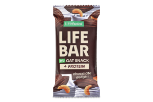 Батончик Lifebar протеїн вівсян смак шокол органіч