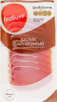 Балик нарізка із свинини Дарницький Глобино с/к в/с в/у 0.08кг