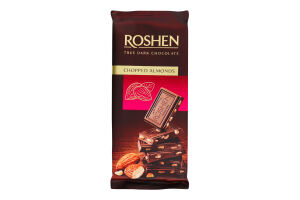 Шоколад чорний з підсоленим мигдалем Roshen м/у 85г