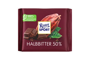Шоколад чорний Ritter Sport м/у 100г
