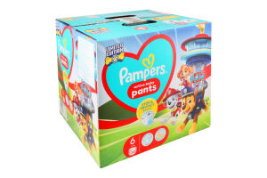 Підгузки-трусики для дітей 14-19кг 6 Paw Patrol Pants Pampers 60шт