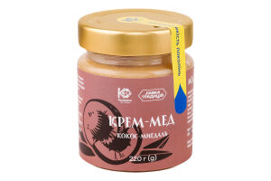 Крем-мед Кокос-мигдаль Конюшина с/б 220г