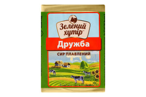 Сир плавлений 38% пастоподібний Дружба Зелений хутір м/у 70г