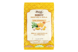 Льодяники Zaini зі смаком меду та лимону