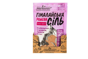 Соль гималайская пищевая розовая с чесноком, тимьяном и чили По-креольски Pripravka д/п 200г