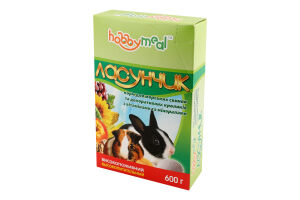 Корм д/морських свинок та декоративних кроликів Ласунчик 600г коробка Hobby Meal