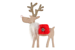 Прикраса декоративна Олень святковий в асортименті