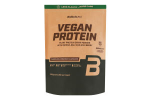 Порошок белковый для напитков растительный Шоколад-корица Vegan protein BioTechUSA 500г
