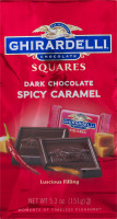 Ghirardelli Chocolate Squares Dark Chocolate Spicy Caramel