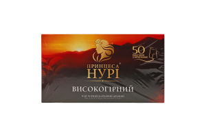 Чай Високогірний чорний байховий дрібний 50*1,8г Принцеса Нурі