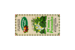 Чай Мята + Ромашка Карпатський чай к/у 20шт