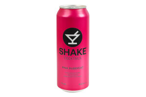Напій слабоалкогольний 500мл 7% сильногазований Pink Pussycat Cocktails Shake з/б