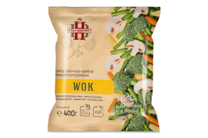 Суміш овочево-грибна швидкозаморожена Wok Highberry м/у 400г