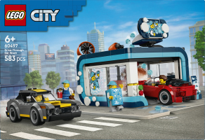 Конструктор для дітей від 6років №60497 Drive-through car wash City Lego 583ел