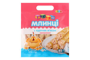 Млинці заморожені з курячим м'ясом Ма-ню-ням Laska м/у 370г