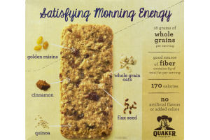 Quaker Breakfast Flats Bars Golden Raisin Cinnamon - 5 CT