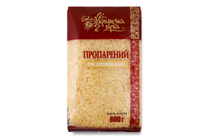 Рис шліфований пропарений Українська Зірка м/у 800г