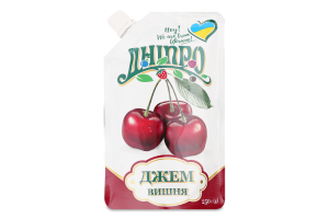 Джем Вишня 250г д/п Дніпро