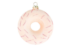 Прикраса ялинкова Пончик скло 985691