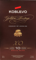 Коньяк 500мл 40% марочный группы КС XO Golden heritage Koblevo к/у