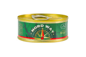 Икра лососевая зернистая соленая Nordway 1с ж/б 60г