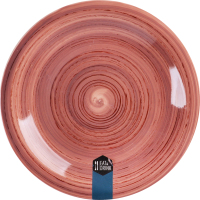 Тарілка салатна Eat&Drink темно-коричнева 19см