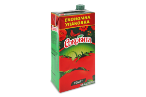 Сок с мякотью стерилизованный томатный Соковита т/п 1.93л
