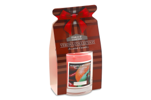 Свічка Верона Коллекшн Мандарин-червоний перець скло Пако ІФ