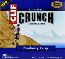 Clif Crunch Bluberry Crisp Granola Bar - 10 CT