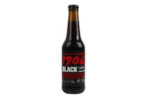 Пиво 0.33л 7.2% пастеризованное Black coupage 1906 Estrella Galicia бут