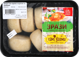 Зрази Сам Удома з куркою та грибами