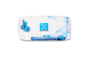 Салфетки влажные Антисептические Hygiene Day by Day 100шт