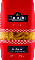 Вироби макаронні з твердих сортів пшениці Fusilli Famiglia м/у 500г