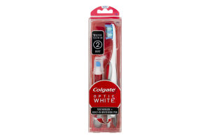 Colgate Optic White Toothbrush + Built-In Whitening Pen