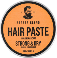 Паста для моделирования волос сильная и сухая фиксация Barber Blend 100мл