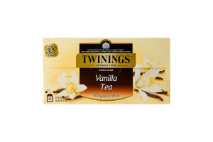 Чай чорний з ароматом ванілі Twinings к/у 25x2г